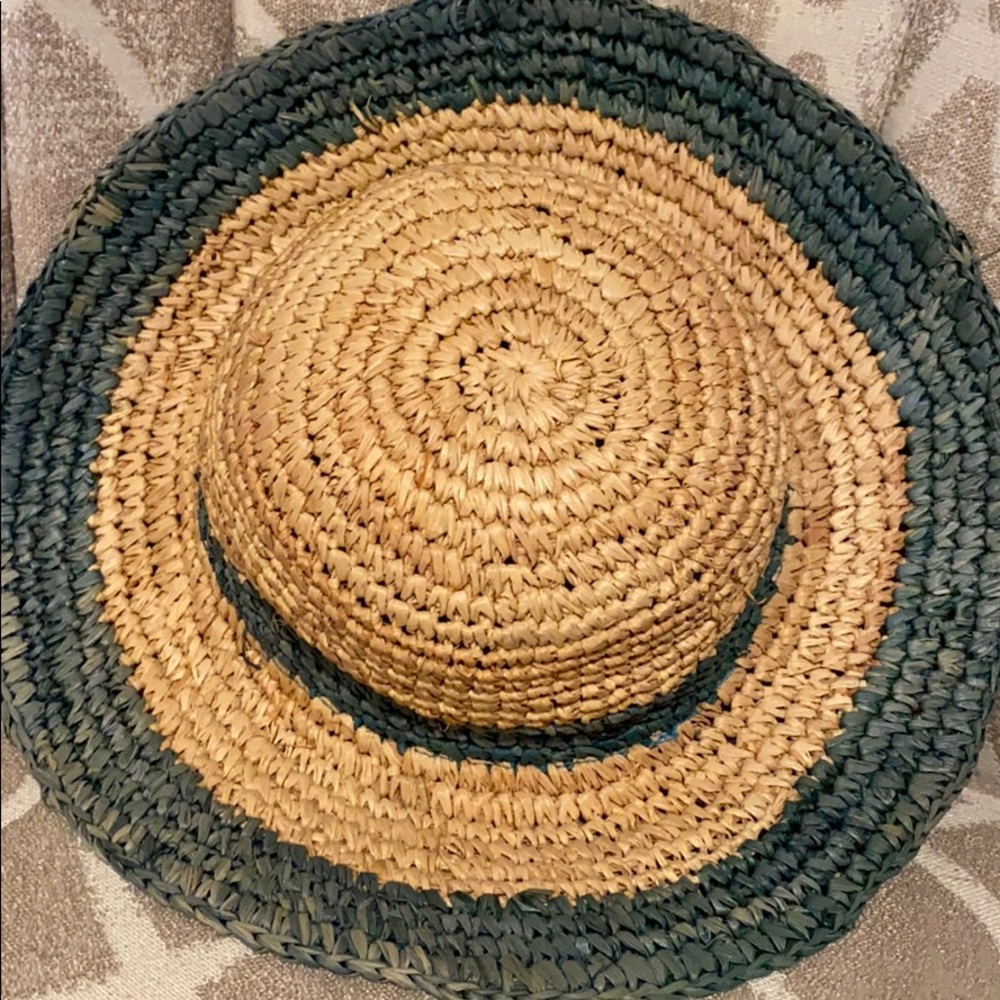 ~Appaman~ Blue & Beige Straw Hat
